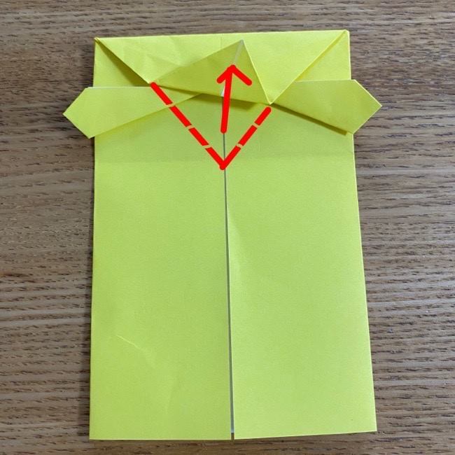 折り紙 エルサの作り方折り方②髪(17)