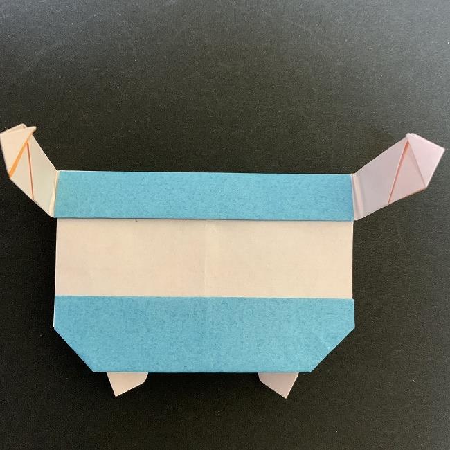 ディズニーアラジンのジャスミンの折り紙 折り方作り方④服(25)