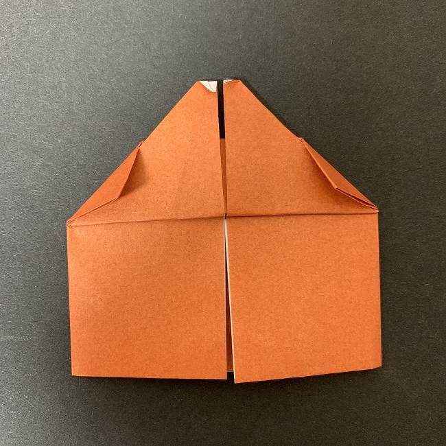 折り紙でディズニーのチップとデールの折り方作り方②頭(24)