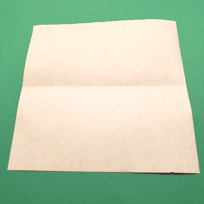 グーフィーの折り紙 簡単な折り方作り方①顔(3)