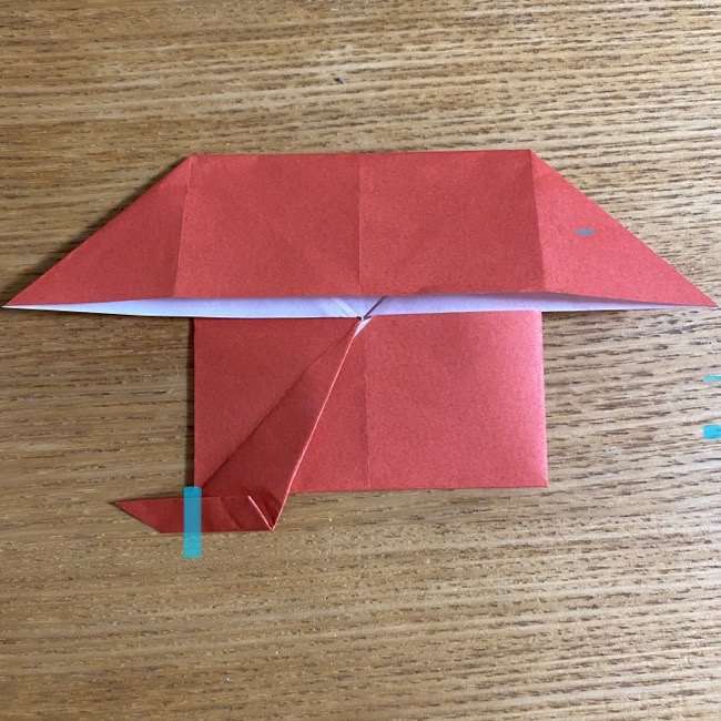 ディズニー プリンセスベルの折り紙の折り方作り方②髪(14)
