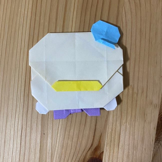 ドナルドとデイジーの折り紙の折り方作り方⑤組み合わせ(5)