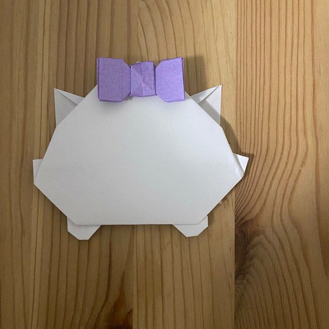 折り紙 マリーちゃんの折り方作り方④組み合わせ(1)