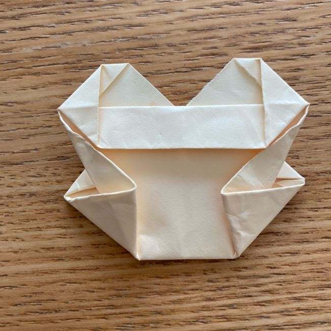 ダッフィーの折り紙 折り方作り方②目と鼻(32)