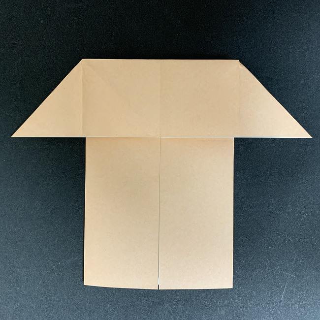 折り紙でディズニーのチップとデールの折り方作り方①顔(10)