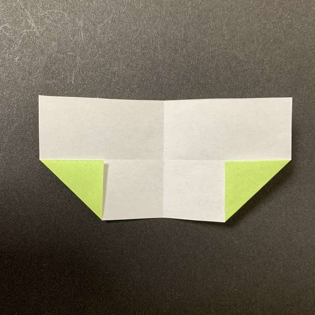 アリエルの折り紙 簡単に全身を折る折り方作り方③ヒレ(7)