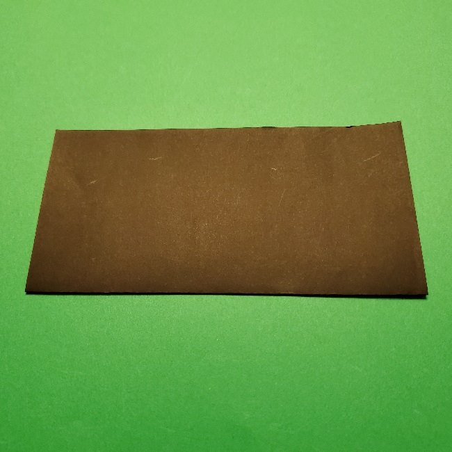 グーフィーの折り紙 簡単な折り方作り方①顔(2)