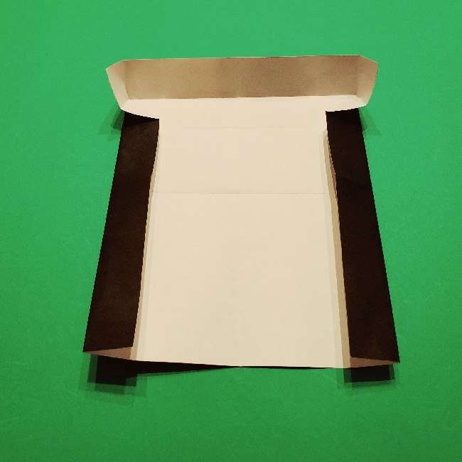グーフィーの折り紙 簡単な折り方作り方①顔(14)