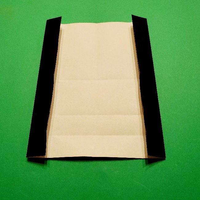 グーフィーの折り紙 簡単な折り方作り方①顔(12)