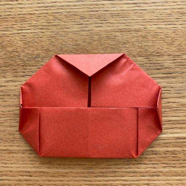 ダッフィーの折り紙 折り方作り方①顔(10)