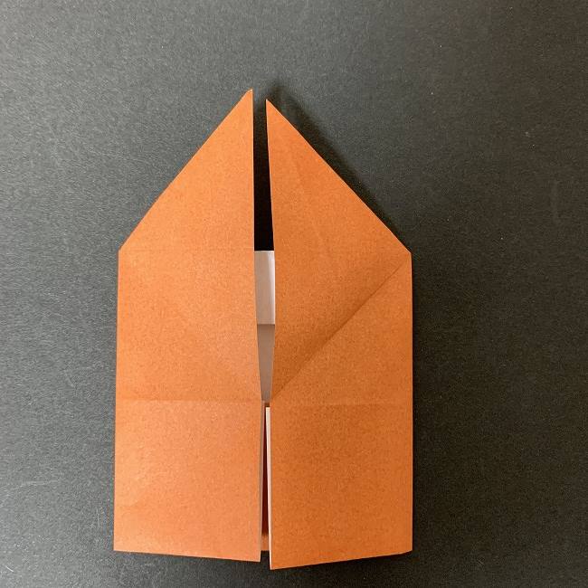 折り紙でディズニーのチップとデールの折り方作り方②頭(19)