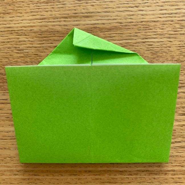 ラプンツェルのカメレオン パスカルの折り紙の折り方作り方①顔(20)