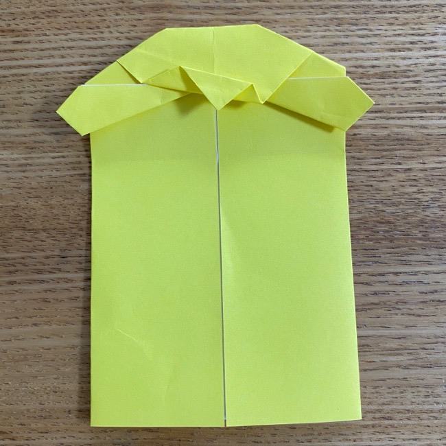 折り紙 エルサの作り方折り方②髪(19)
