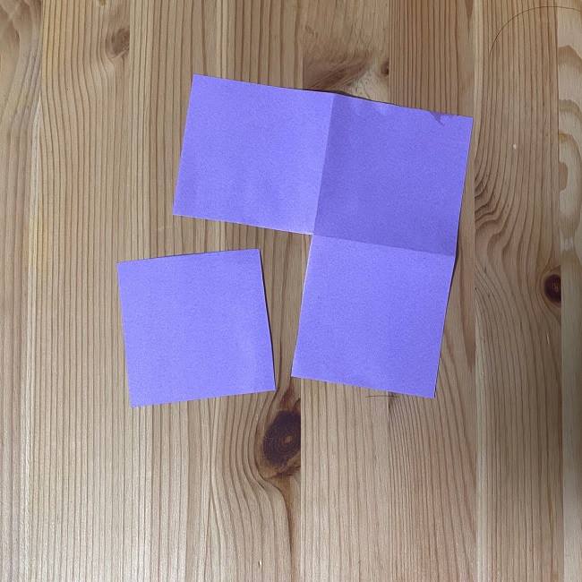 ドナルドとデイジーの折り紙の折り方作り方③リボン(2)