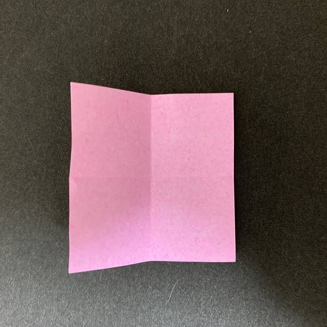 折り紙でディズニーのチップとデールの折り方作り方③鼻(3)