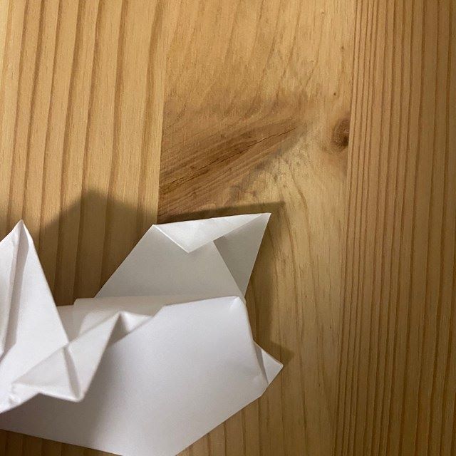 折り紙 マリーちゃんの折り方作り方①顔(14)