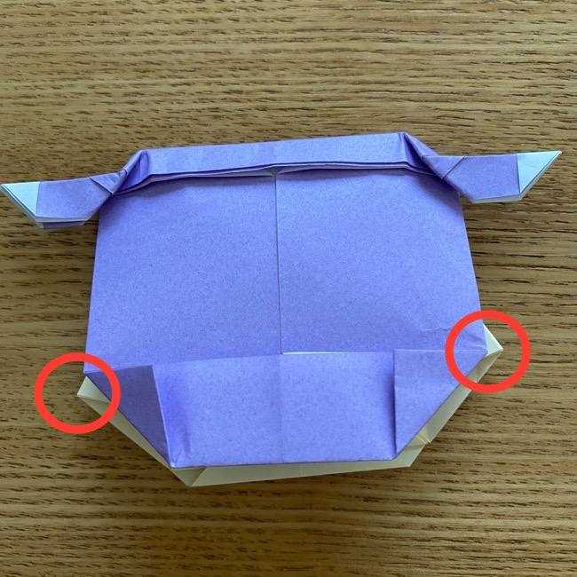 バズライトイヤーの折り紙 折り方作り方③組み合わせ方(3)