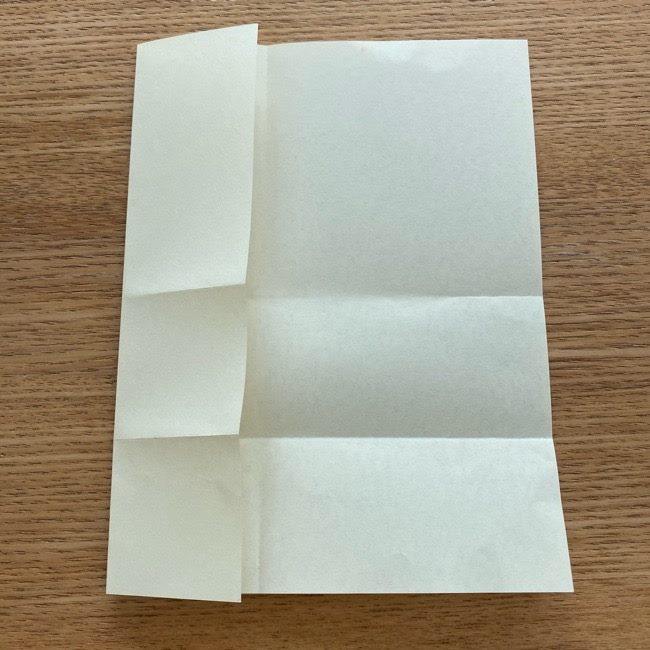 ダッフィーの折り紙 折り方作り方②目と鼻(8)