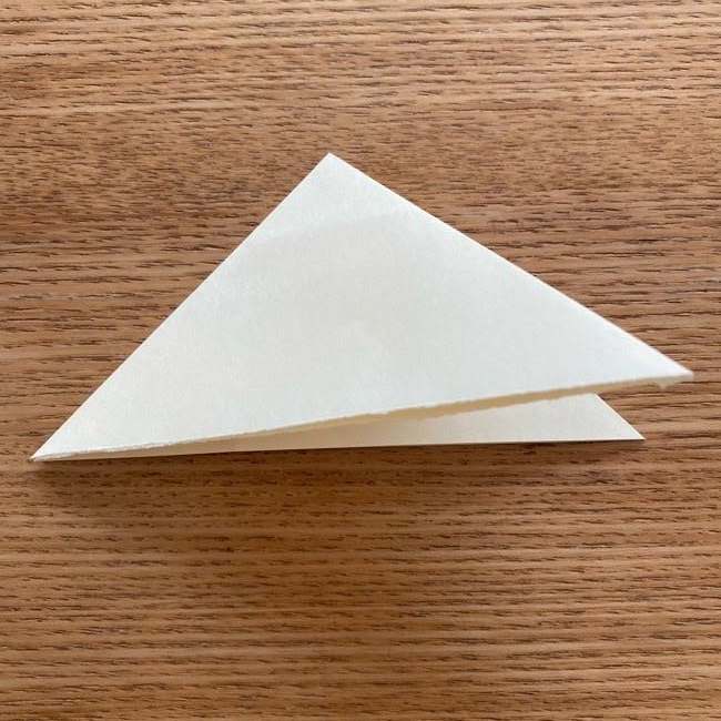 ダッフィーの折り紙 折り方作り方②目と鼻(13)