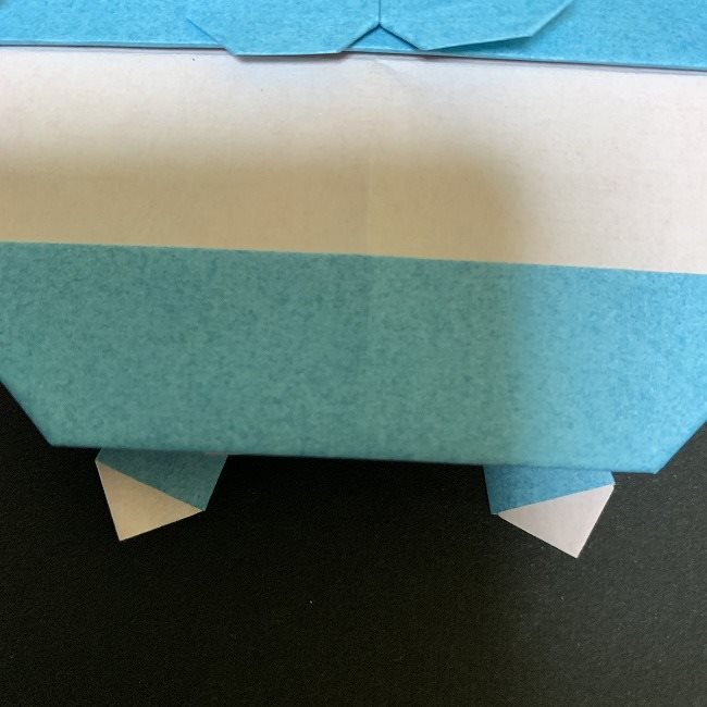 ディズニーアラジンのジャスミンの折り紙 折り方作り方⑤髪飾り(13)
