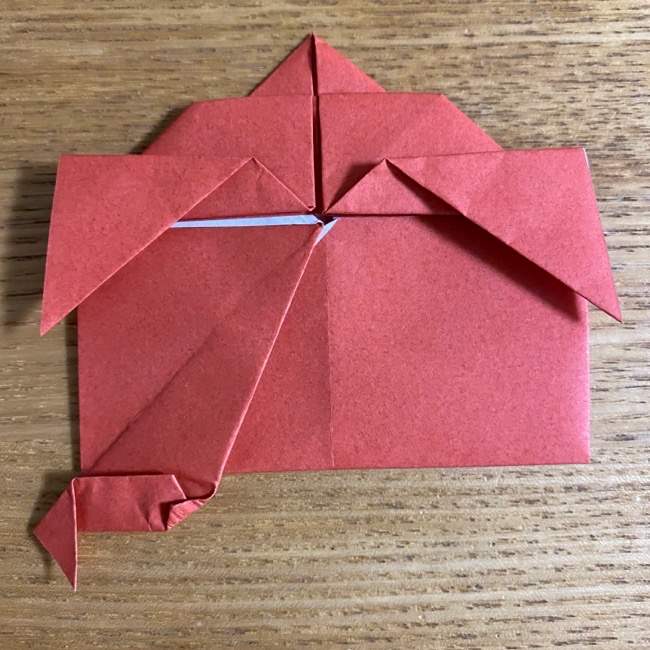 ディズニー プリンセスベルの折り紙の折り方作り方②髪(22)
