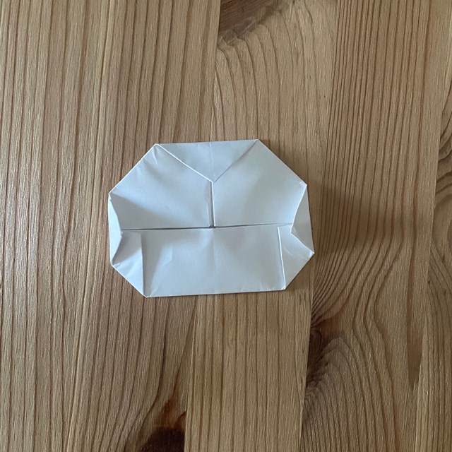 ベイマックスの折り紙(ツムツム)の折り方作り方①顔(8)
