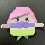 アリエルの折り紙 全身を簡単につくる折り方作り方｜プリンセスを手作り