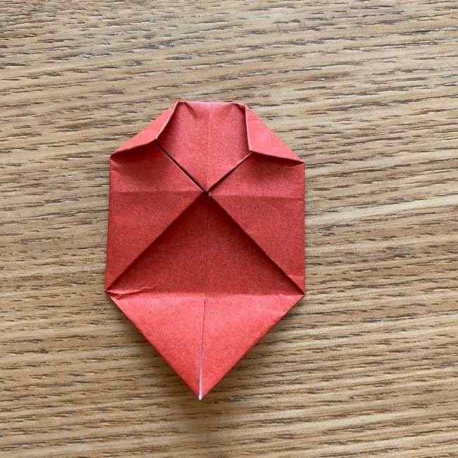 ダッフィーの折り紙 折り方作り方③耳(7)