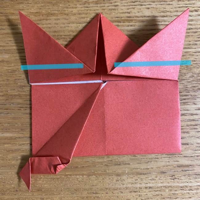 ディズニー プリンセスベルの折り紙の折り方作り方②髪(17)
