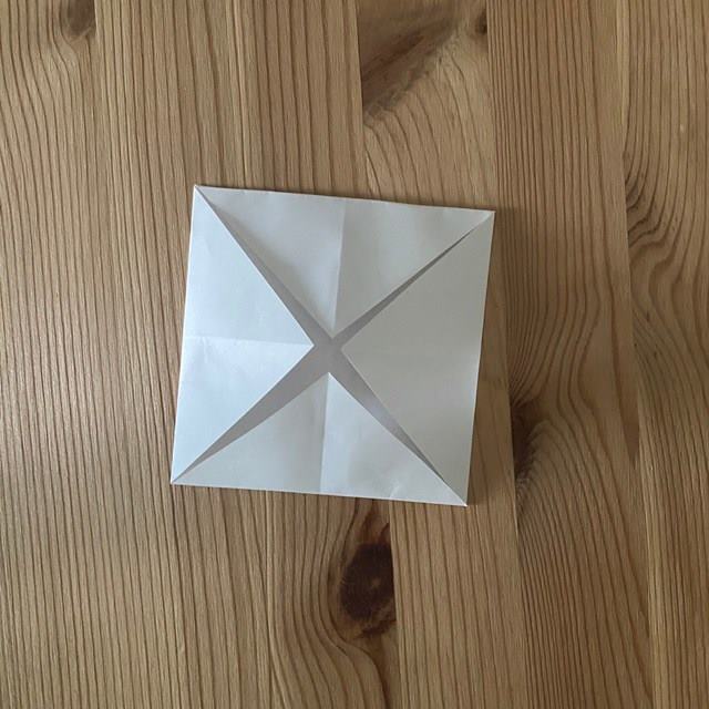 ベイマックスの折り紙(ツムツム)の折り方作り方①顔(3)