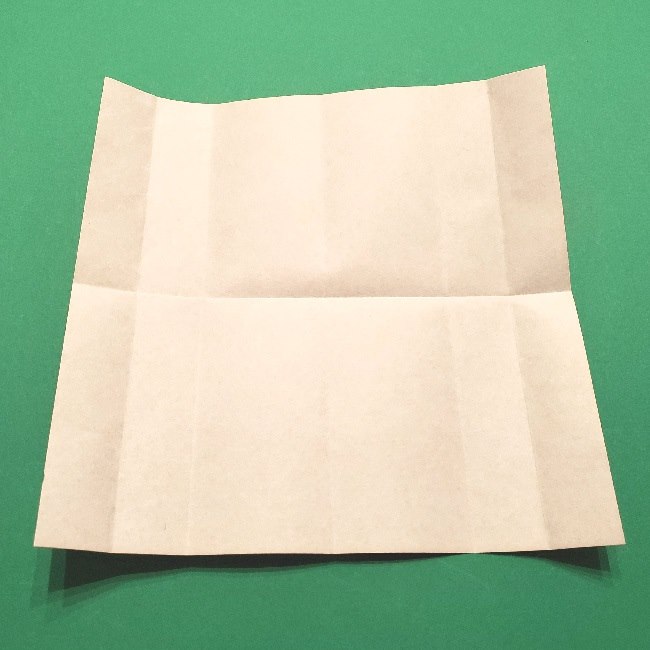 グーフィーの折り紙 簡単な折り方作り方①顔(9)