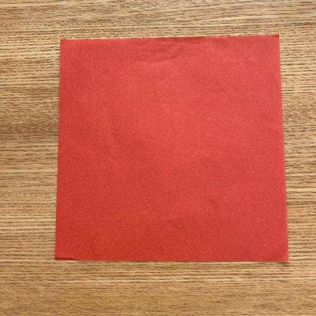 ダッフィーの折り紙 折り方作り方①顔(1)