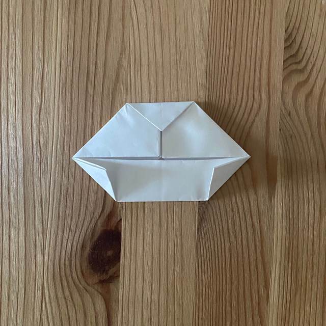 ベイマックスの折り紙(ツムツム)の折り方作り方①顔(7)