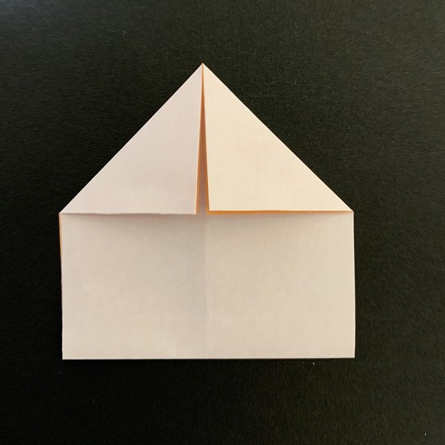 ディズニーアラジンのジャスミンの折り紙 折り方作り方②顔(3)