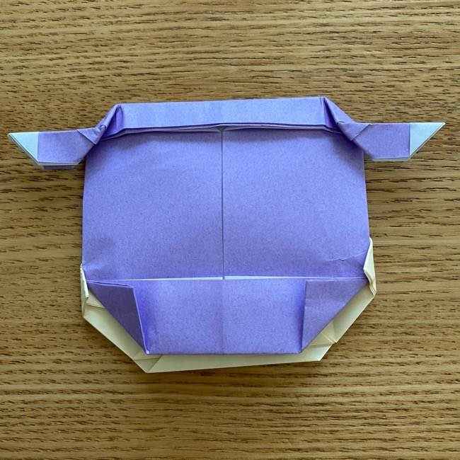 バズライトイヤーの折り紙 折り方作り方③組み合わせ方(4)