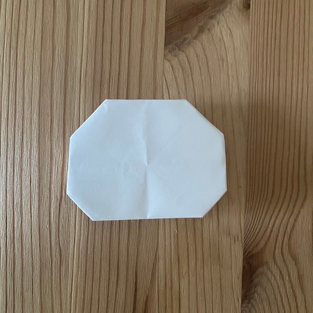 ベイマックスの折り紙(ツムツム)の折り方作り方①顔(9)