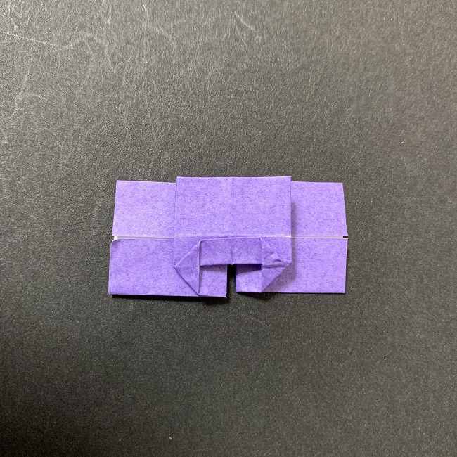 アリエルの折り紙 簡単に全身を折る折り方作り方⑤胸当て(15-1)