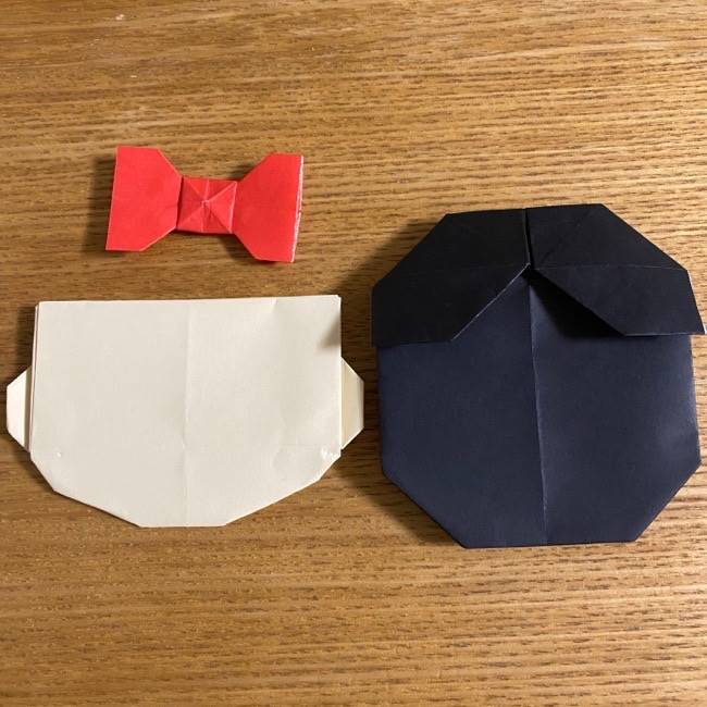 白雪姫の折り紙の折り方作り方④組み合わせ(1)