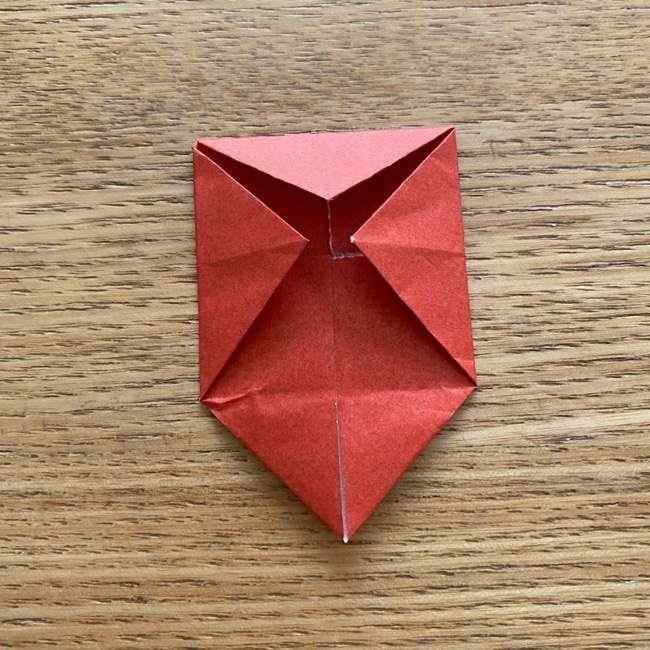 ダッフィーの折り紙 折り方作り方③耳(6)