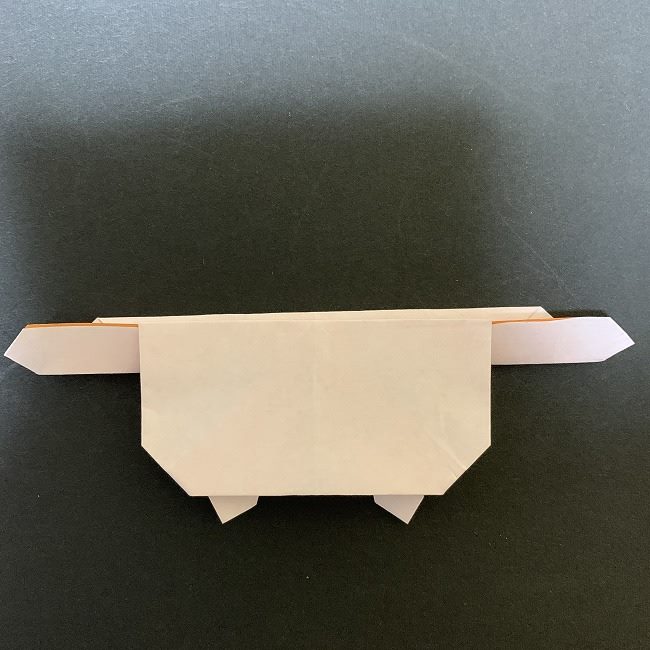 ディズニーアラジンのジャスミンの折り紙 折り方作り方③体(20-1)