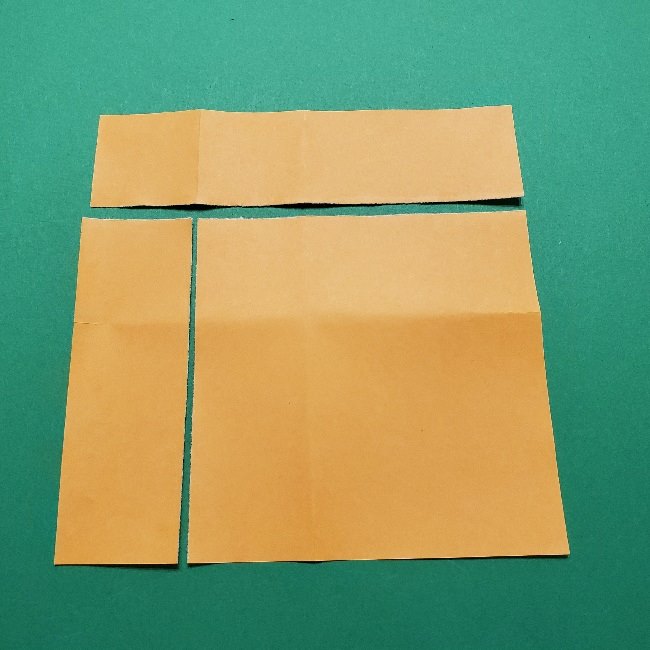 グーフィーの折り紙 簡単な折り方作り方②目と鼻(8)