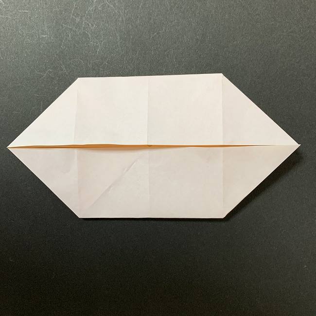 アリエルの折り紙 簡単に全身を折る折り方作り方④体(7)