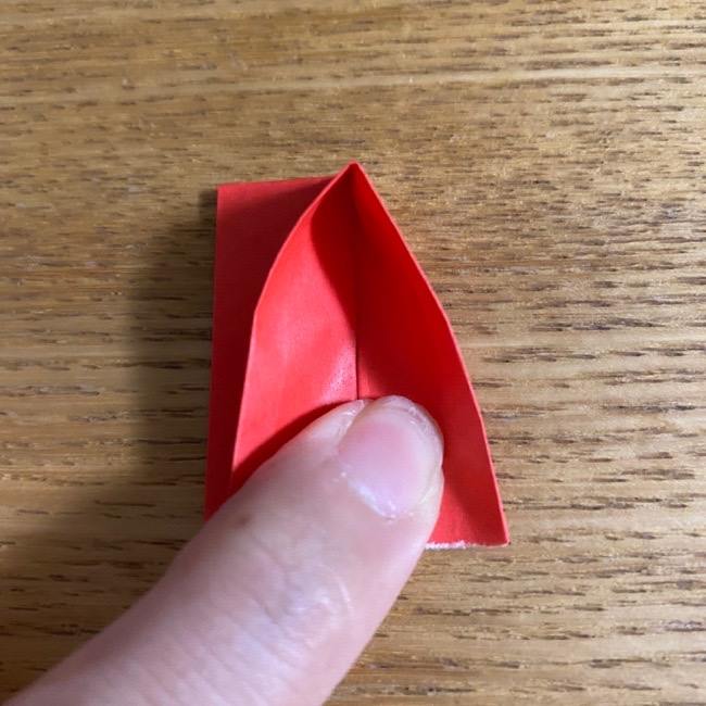 白雪姫の折り紙の折り方作り方③リボン(7)