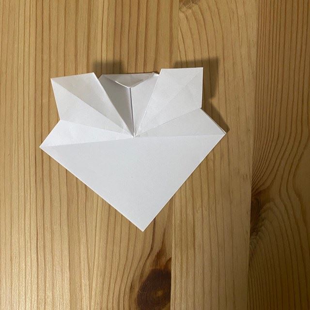 折り紙 マリーちゃんの折り方作り方①顔(8)