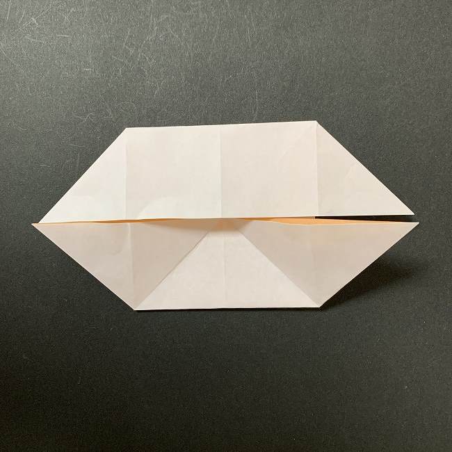 アリエルの折り紙 簡単に全身を折る折り方作り方④体(9)