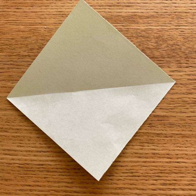 ラプンツェルのカメレオン パスカルの折り紙の折り方作り方②足(3)