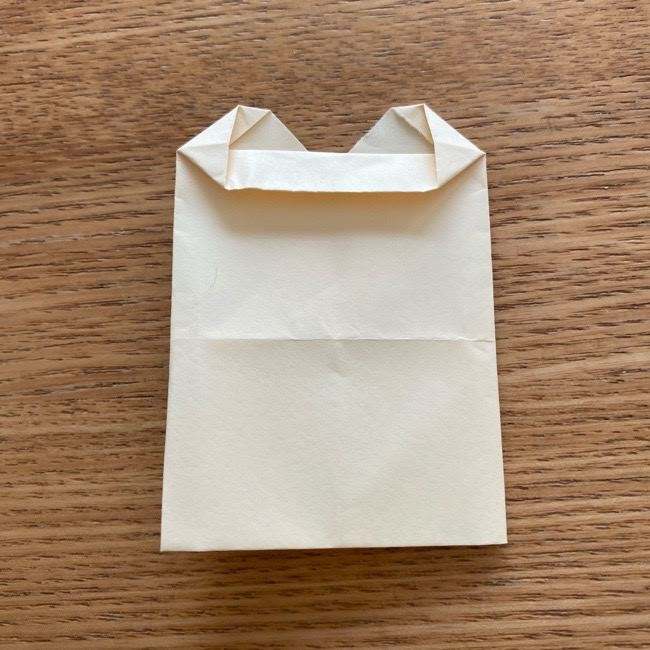 ダッフィーの折り紙 折り方作り方②目と鼻(26)