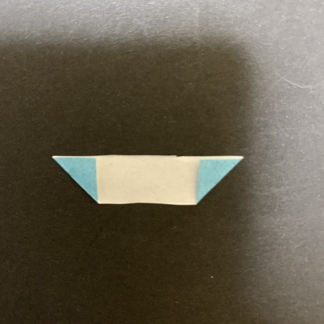 ディズニーアラジンのジャスミンの折り紙 折り方作り方⑤髪飾り(7)
