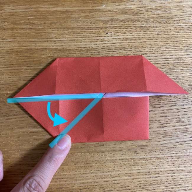 ディズニー プリンセスベルの折り紙の折り方作り方②髪(11)