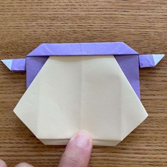 バズライトイヤーの折り紙 折り方作り方③組み合わせ方(2)